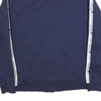 PUMA Mens Navy Blue Track Jacket XL Cotton Zip Plain Athletic Casual Sportswear