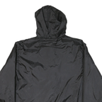 DICKIES Mens Black Hooded Jacket L Polyester Blend Plain Zip Casual Workwear