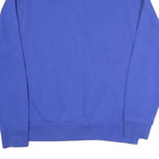 NIKE Mens Blue 1/4 Zip Sweatshirt S Cotton Blend Pullover Casual Sportswear