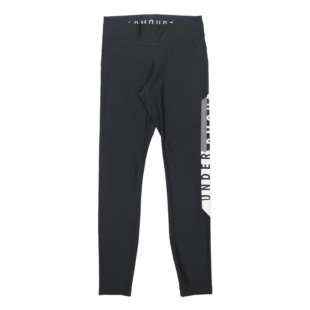 UNDER ARMOUR Womens Joggers Black & White Slim Straight M W25 L28 Performance
