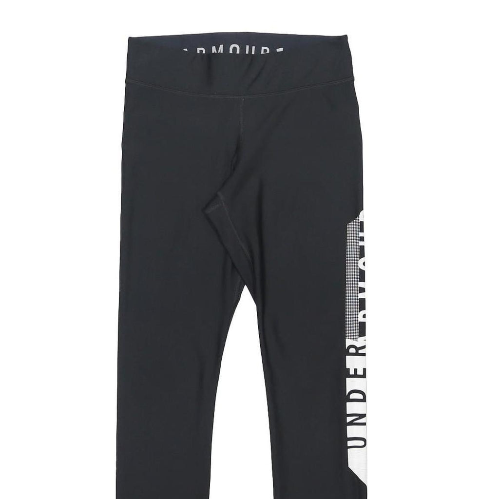 UNDER ARMOUR Womens Joggers Black & White Slim Straight M W25 L28 Performance
