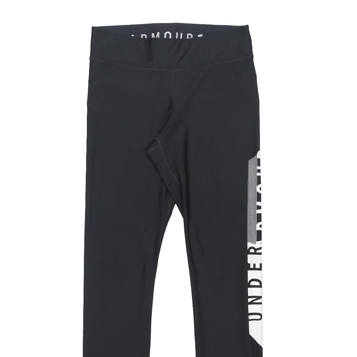 UNDER ARMOUR Womens Joggers Black & White Slim Straight M W25 L28 Performance