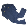 GOLDEN MFG. CO. Mens Navy Cotton Blend Straight Fit Dungarees S W38 L28 Workwear