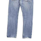 CARHARTT Mens Slim Blue Denim Slim Jeans W30 L27 Cotton Blend Zip Pocket