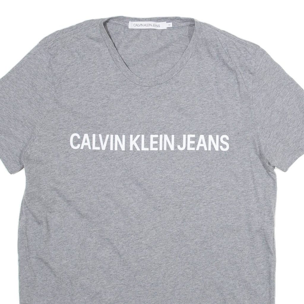 CALVIN KLEIN JEANS Mens T-Shirt Grey M
