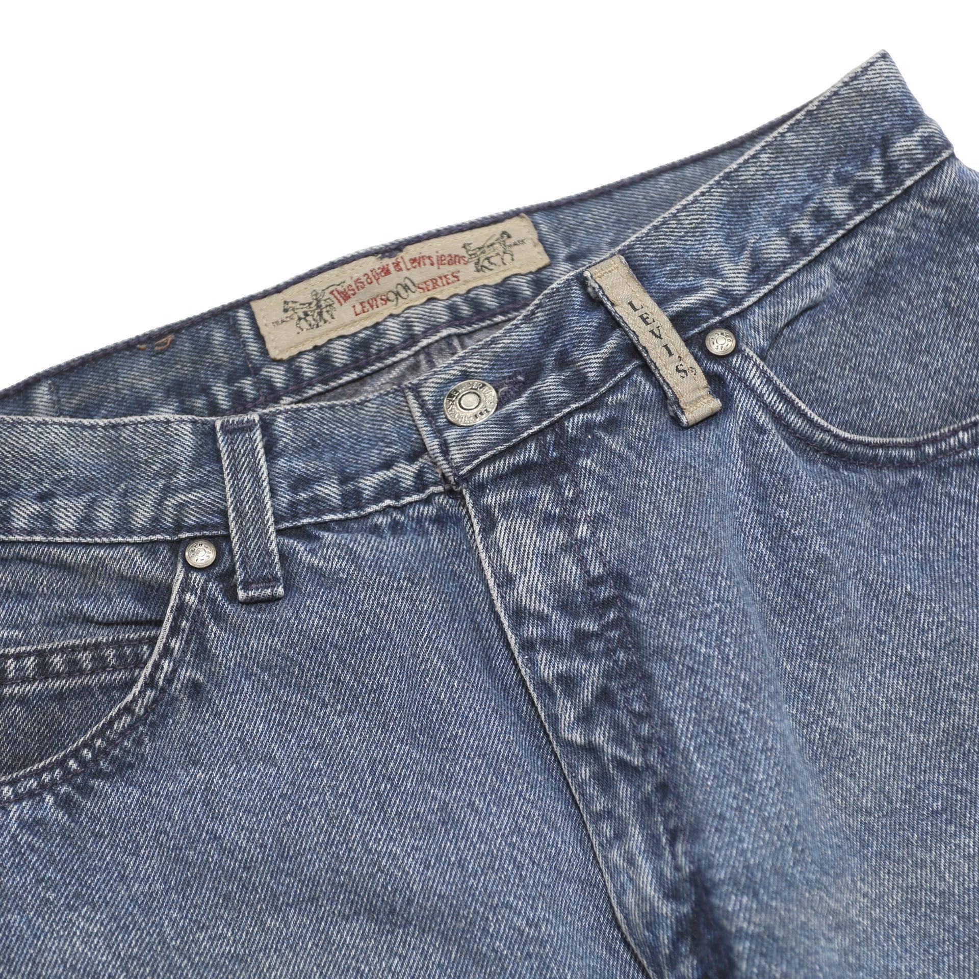 LEVI'S 900 SERIES Womens Jeans Blue Regular Straight Denim Medium W28 L31