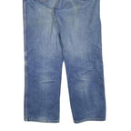 DICKIES Mens Regular Fit Blue Denim Jeans Cotton Blend W38 L30 Zip Pockets