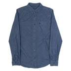 JACK WILLS Mens Plain Shirt Blue Long Sleeve XS
