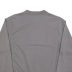 PUMA Mens Grey Beige Logo Crew Neck Sweatshirt S Sports Casual Cotton