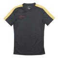 NIKE Womens Black & Yellow T-Shirt S Short Sleeve Crew Neck Lightweight