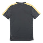 NIKE Womens Black & Yellow T-Shirt S Short Sleeve Crew Neck Lightweight