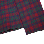 PENDLETON Womens Red & Green Wool Blend Check Jacket UK 14 Button Closure