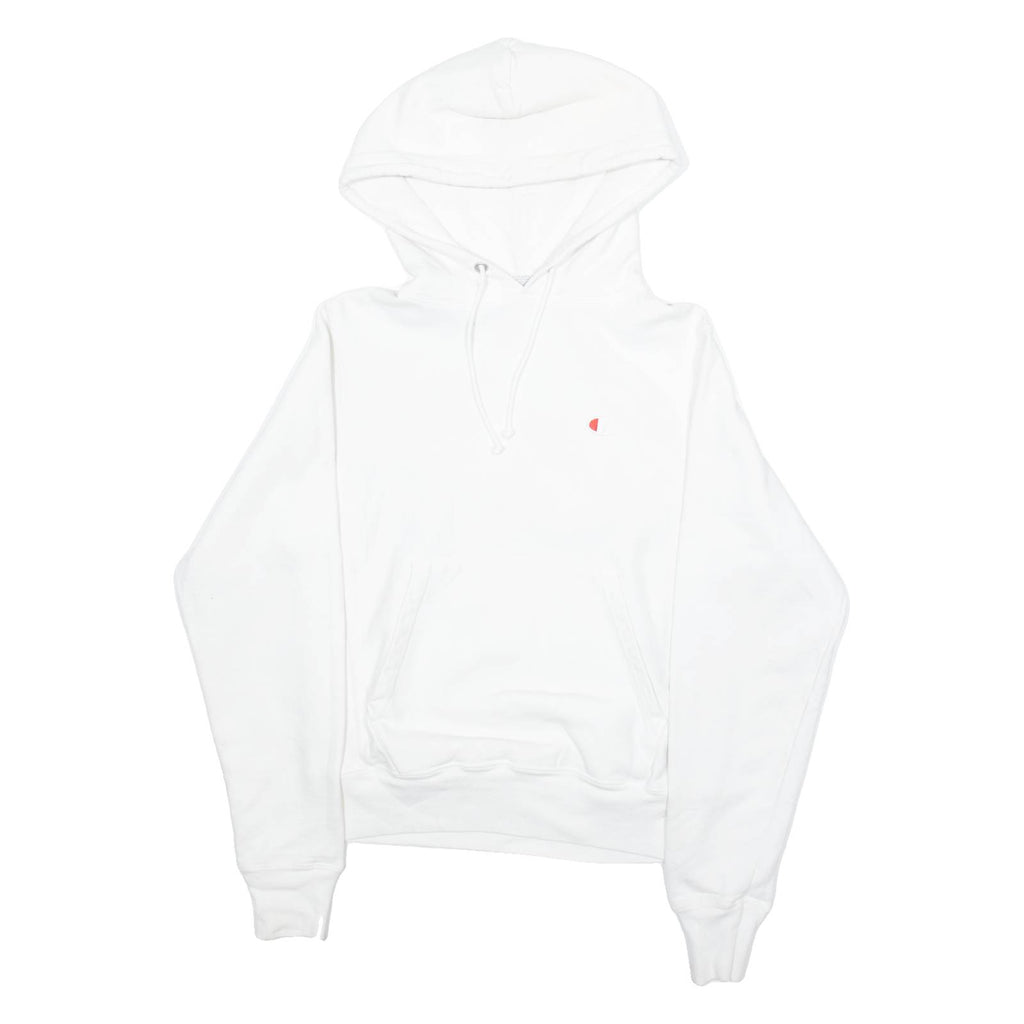 CHAMPION Womens White Hoodie XS