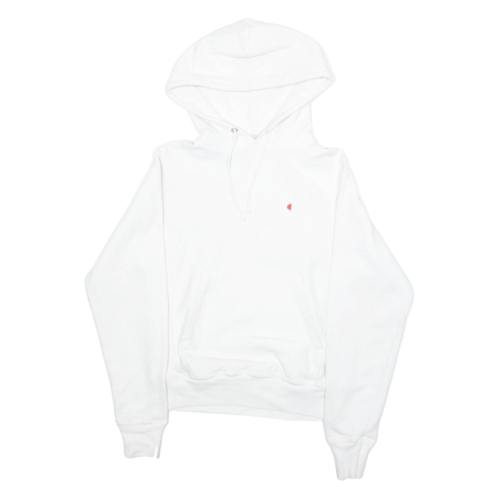 CHAMPION Womens White Hoodie XS
