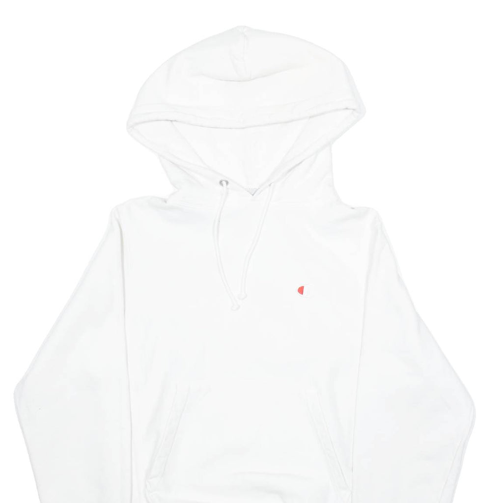 CHAMPION Womens White Hoodie XS