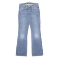LEVI'S 522 Womens Jeans Blue Regular Flared Denim Medium W26 L32 Classic Cotton