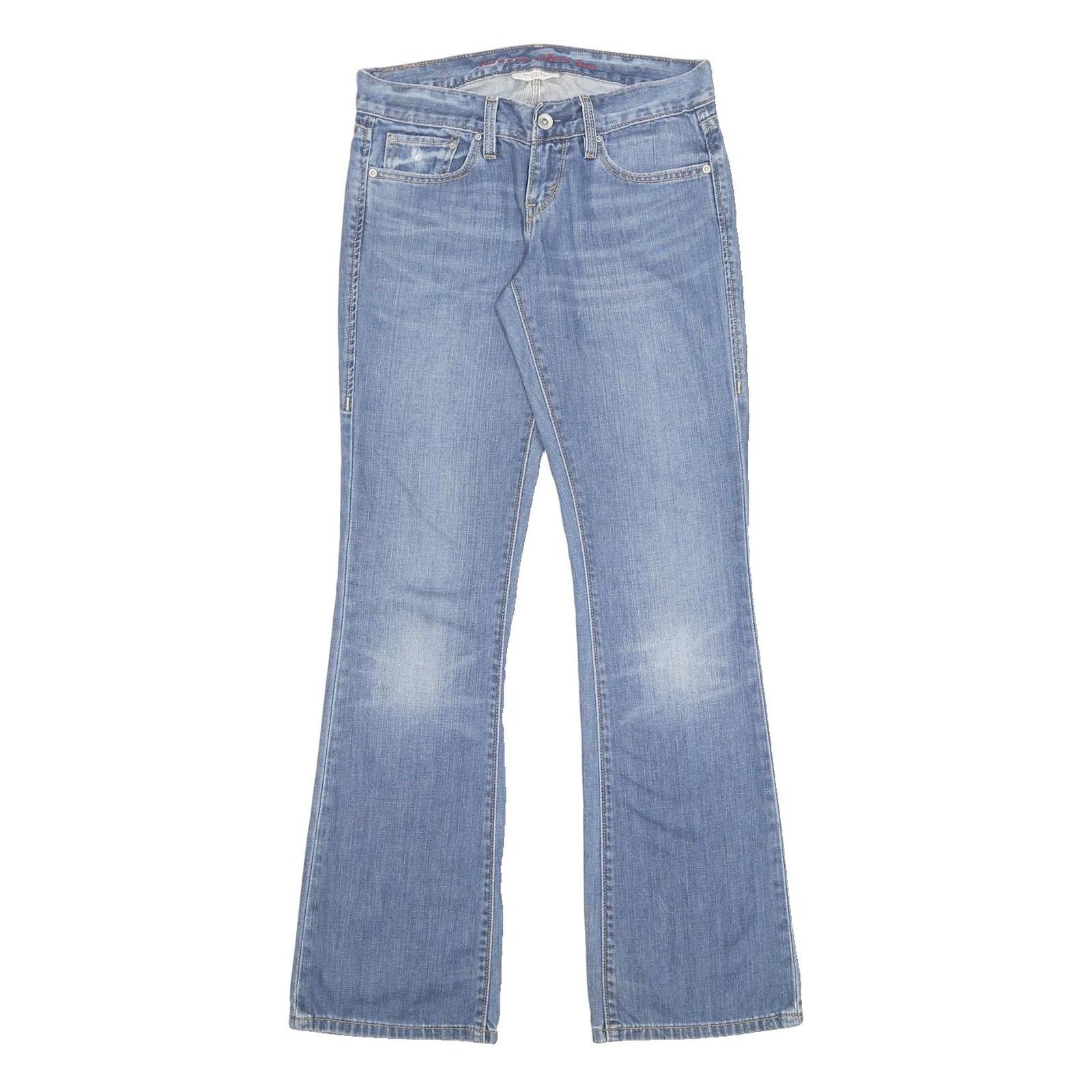 LEVI'S 522 Womens Jeans Blue Regular Flared Denim Medium W26 L32 Classic Cotton