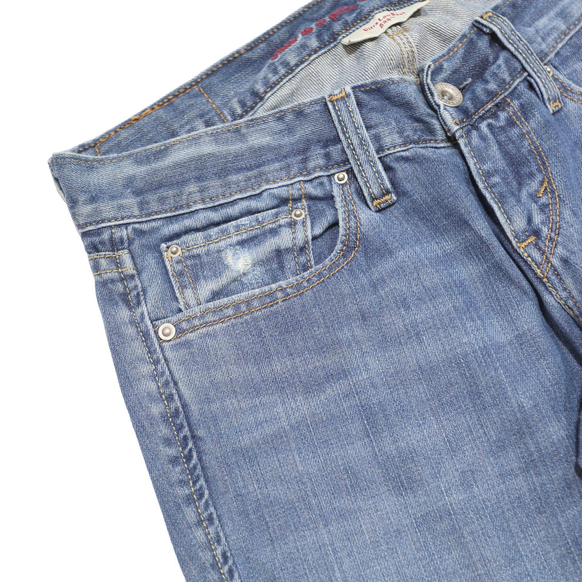 LEVI'S 522 Womens Jeans Blue Regular Flared Denim Medium W26 L32 Classic Cotton