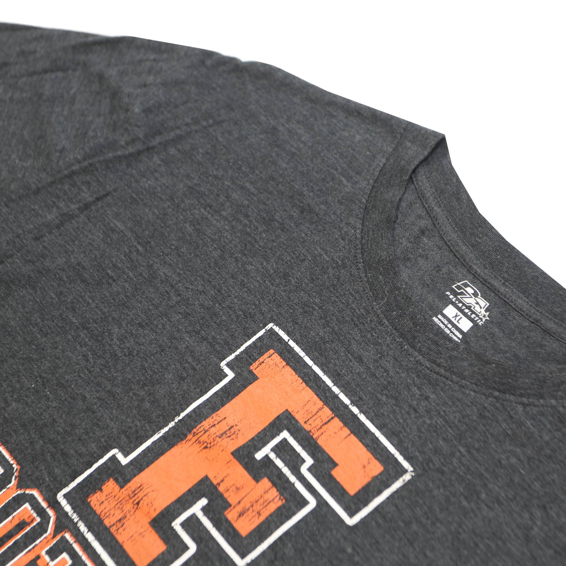 PEL ATHLETIC Mens Grey Foothill Mustangs Graphic T-Shirt XL Short Sleeve Crew