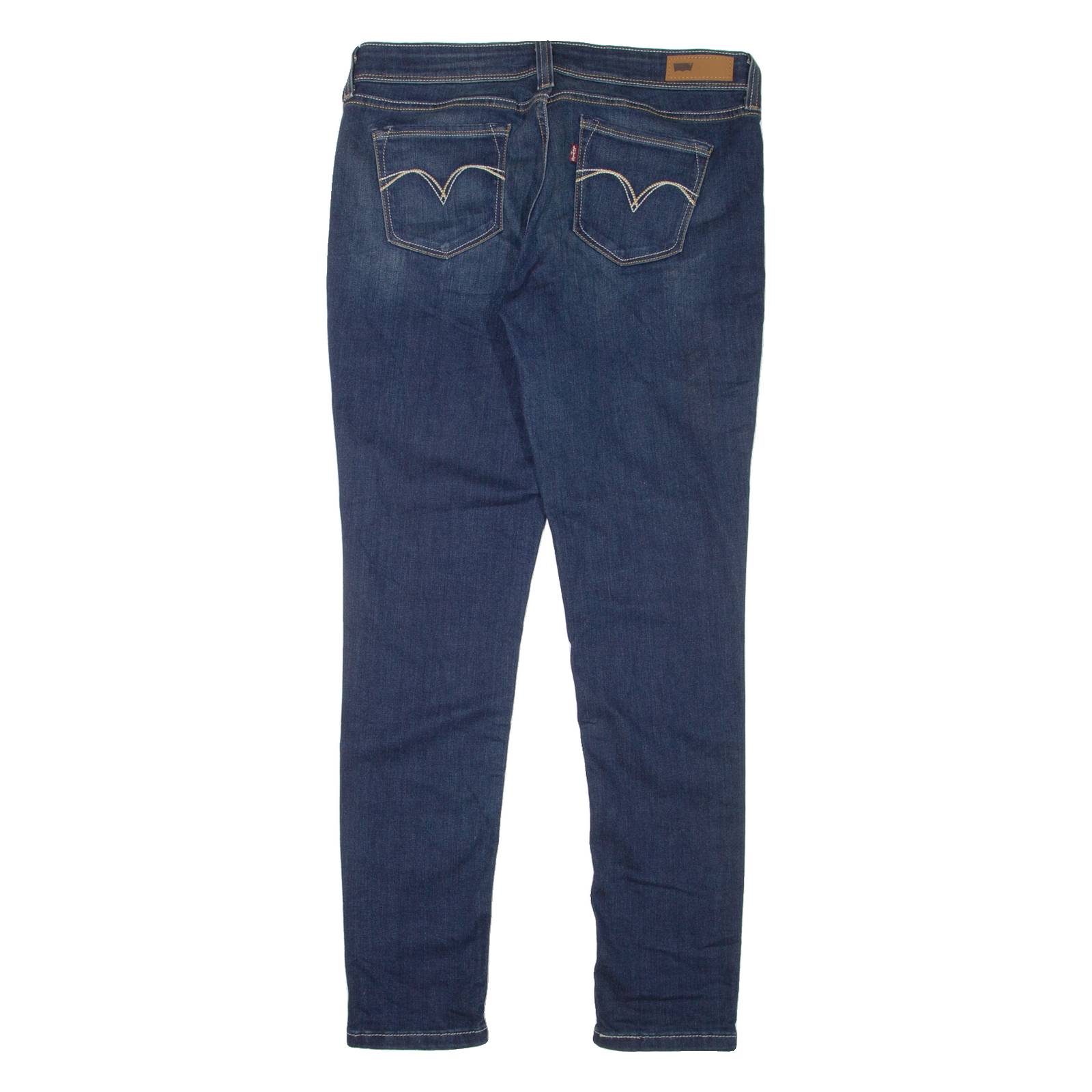 LEVI'S Low Rise Womens Jeans Blue Slim Skinny Stone Wash W30 L32