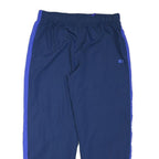 STARTER Mens Joggers Blue & Purple L W36 L31 Relaxed Tapered Polyester Blend