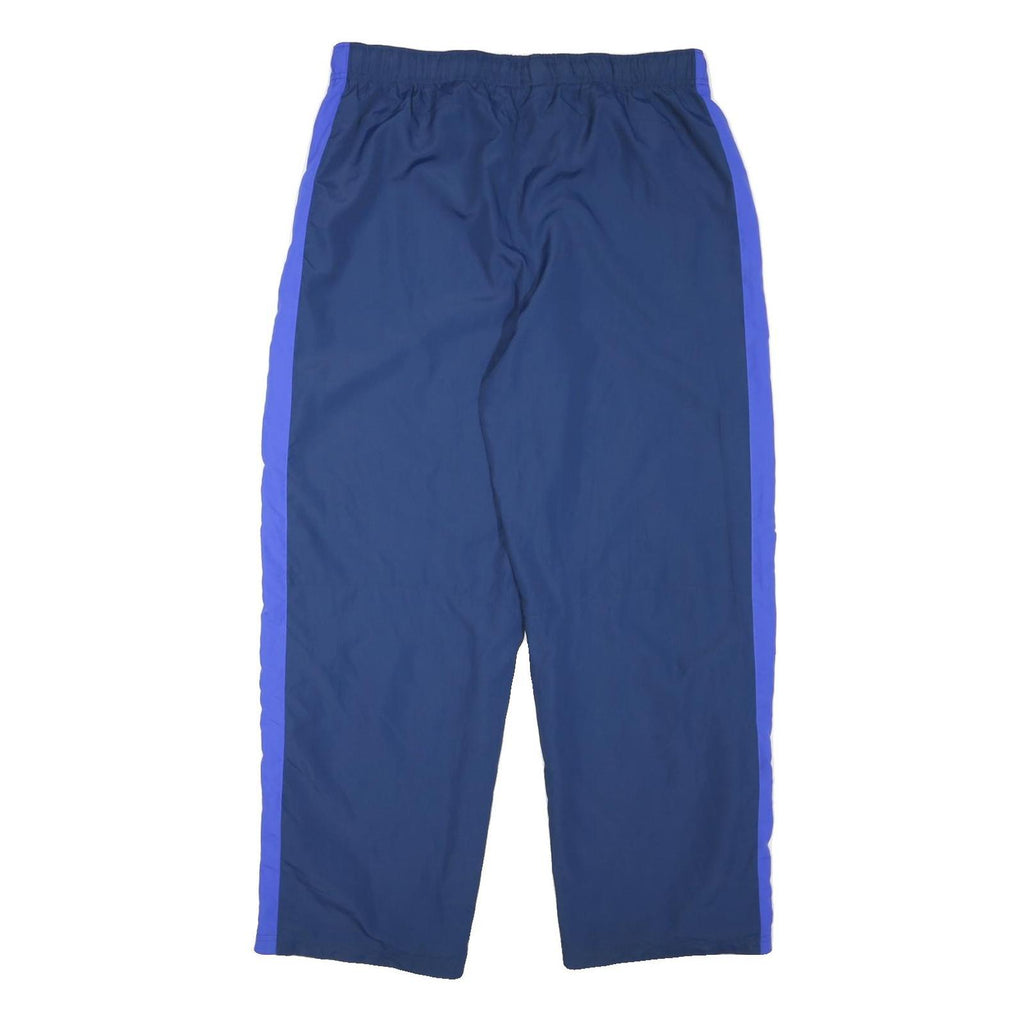 STARTER Mens Joggers Blue & Purple L W36 L31 Relaxed Tapered Polyester Blend
