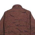 MULBERRY Womens Brown Jacket M Synthetic Plain Zip Casual Comfortable Stylish