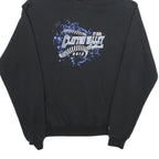 CHAMPION Mens Black Clayton Valley Softball Pullover Hoodie S Printed Graphic
