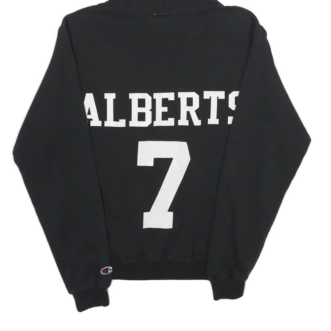 CHAMPION Mens Black Clayton Valley Softball Pullover Hoodie S Printed Graphic