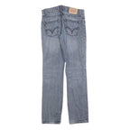 LEVI'S 511 Slim Mens Jeans Blue Slim Straight Denim Medium W32 L34 Classic Fit
