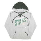 CI SPORT Mens Grey & Green Texas Stars Pullover Hoodie M Sportswear Sweatshirt