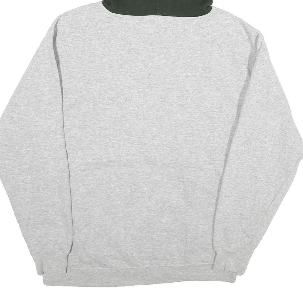 CI SPORT Mens Grey & Green Texas Stars Pullover Hoodie M Sportswear Sweatshirt