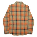 BARBADOS SHIRTS Slim Fit Mens Shirt Orange Check Long Sleeve S