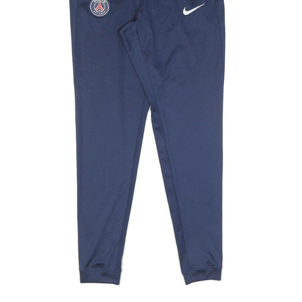NIKE Mens Joggers Navy Blue Slim Tapered M W30 L28 Paris Saint Germain Football