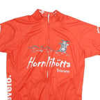 ESJOD Mens Red & Grey Cycling Jersey L Short Sleeve Crew Neck Sportswear