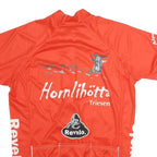 ESJOD Mens Red & Grey Cycling Jersey L Short Sleeve Crew Neck Sportswear