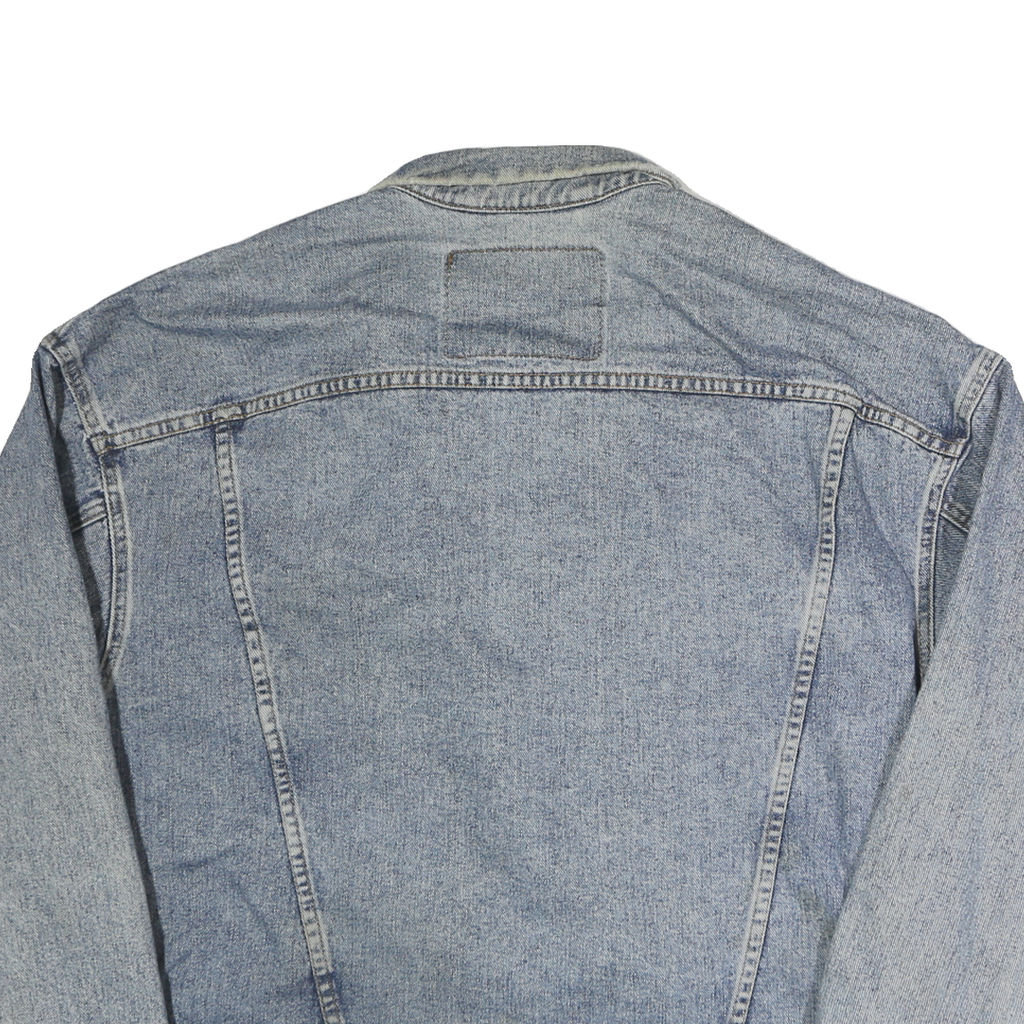 LEVI'S Mens Blue Denim Jacket XL Cotton Classic Button Closure Casual