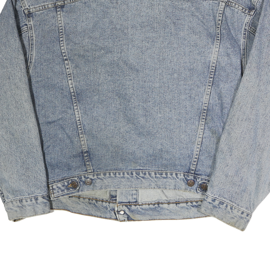 LEVI'S Mens Blue Denim Jacket XL Cotton Classic Button Closure Casual