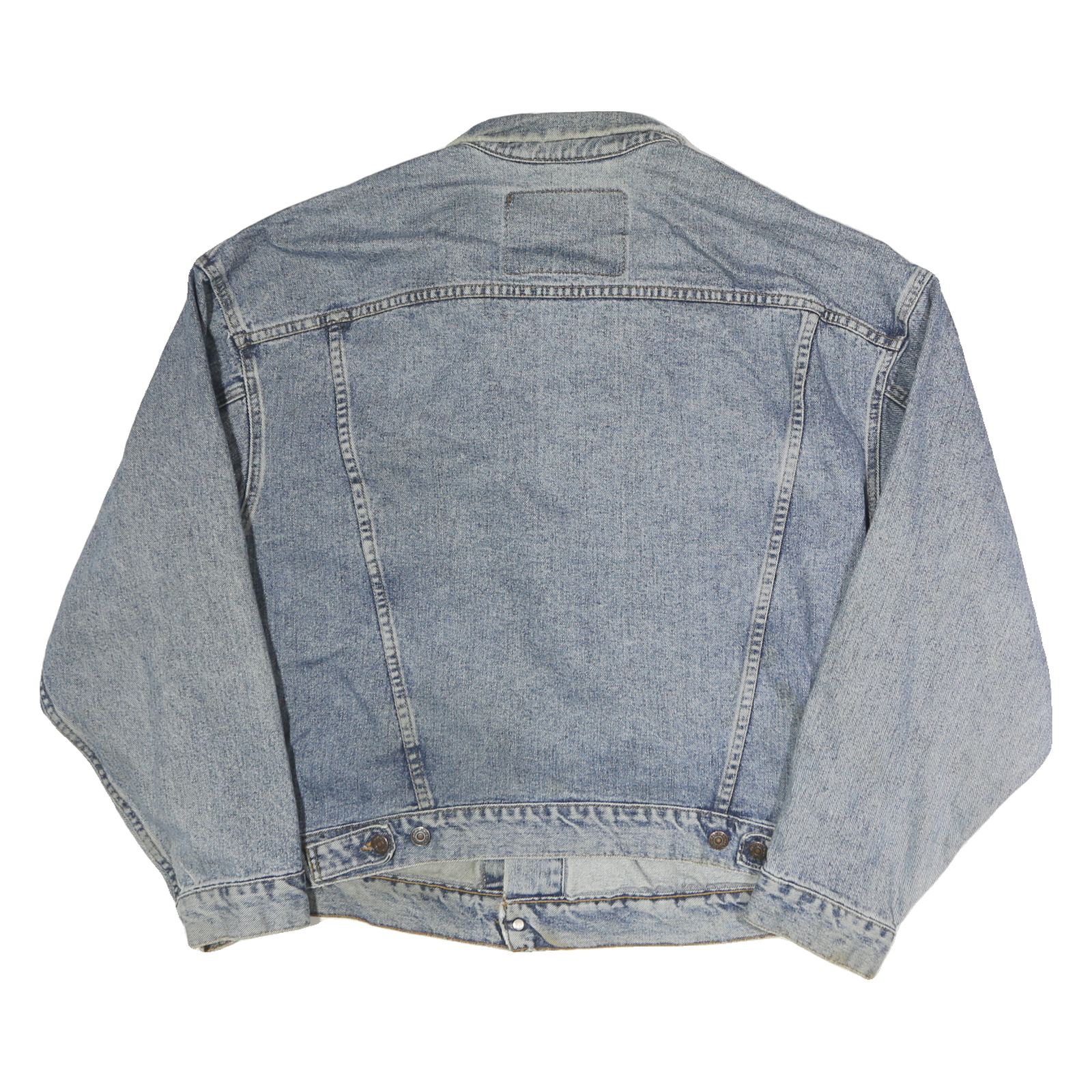 LEVI'S Mens Blue Denim Jacket XL Cotton Classic Button Closure Casual