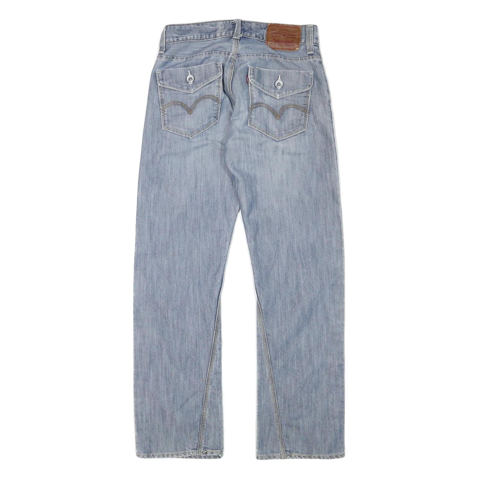 LEVI'S 511 Mens Jeans Blue Slim Straight Denim Medium W28 L31 Classic Style