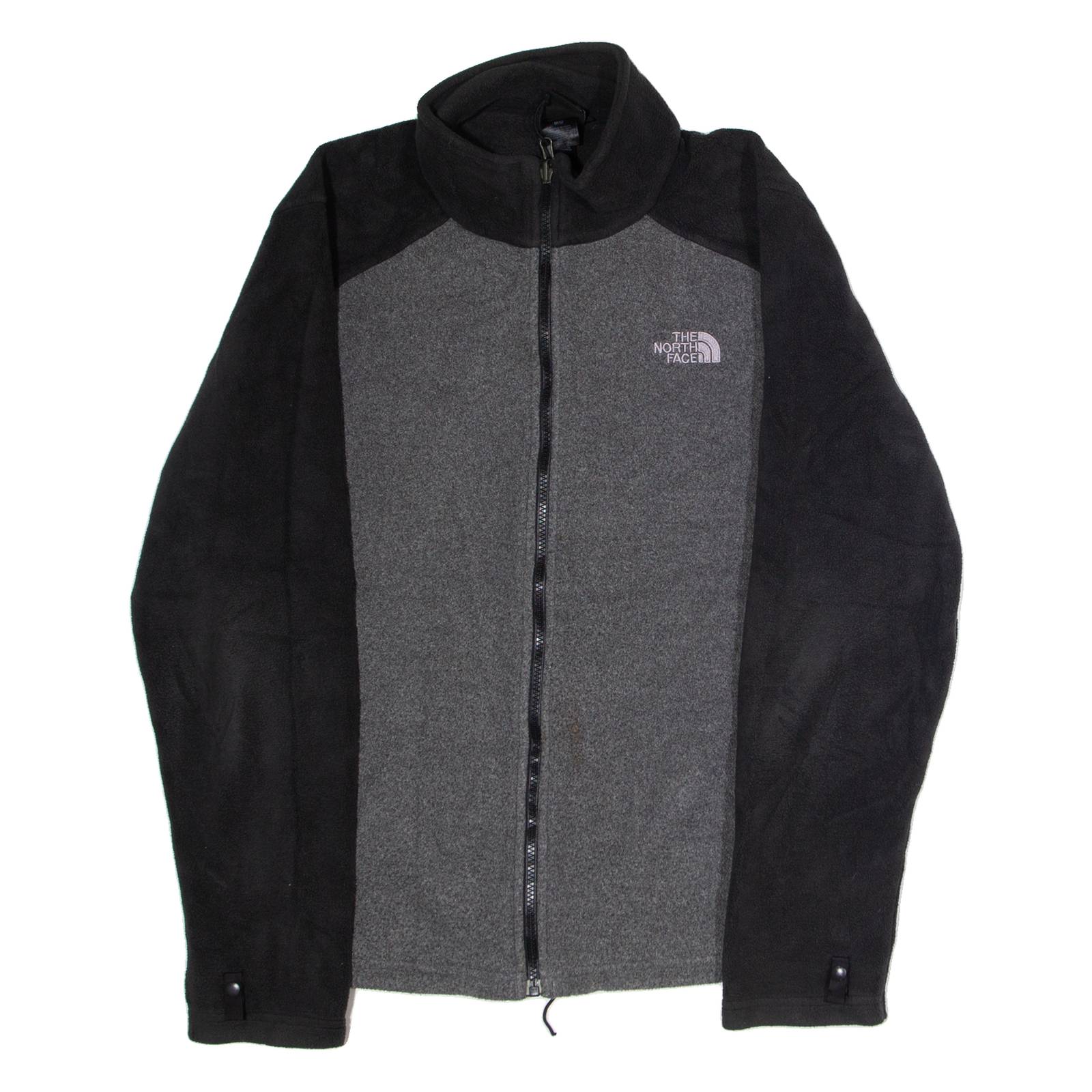THE NORTH FACE Womens Fleece Jacket Grey Colourblock M