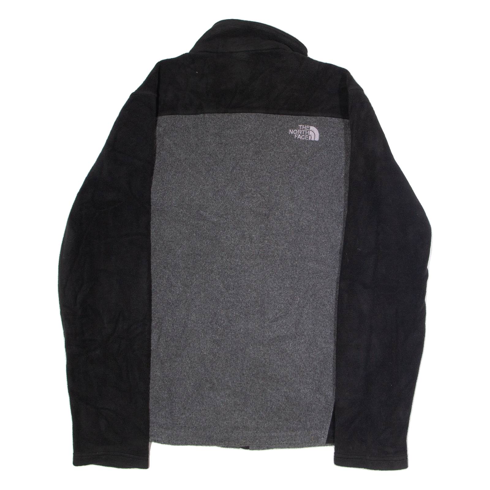 THE NORTH FACE Womens Fleece Jacket Grey Colourblock M