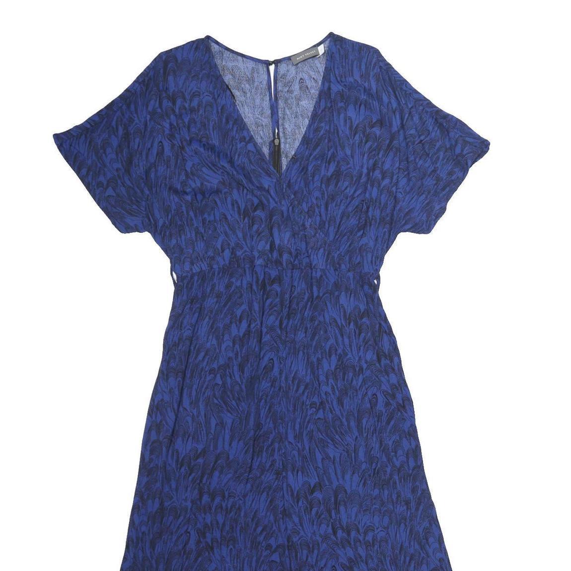 MINT VELVET Womens Blue & Black Playsuit Viscose Blend UK 14 Casual Fit Short