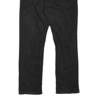LEVI'S Mens Black Regular Straight Denim Dark W38 L30 Zip Cotton Blend Jeans