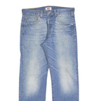 LEVI'S 501 Mens Jeans Blue Regular Straight Denim Light W32 L30 Classic Button