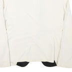 ZARA Womens White & Black Contrast Blazer Jacket M Polyester Blend Button