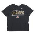 NIKE Mens Black Ohio State Undisputed Champs Graphic T-Shirt XL Crew Neck Short