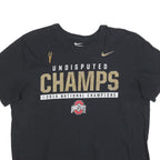 NIKE Mens Black Ohio State Undisputed Champs Graphic T-Shirt XL Crew Neck Short