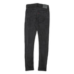 LEVI'S Mens Slim Black Denim Skinny W27 L28 Cotton Blend Zip Jeans