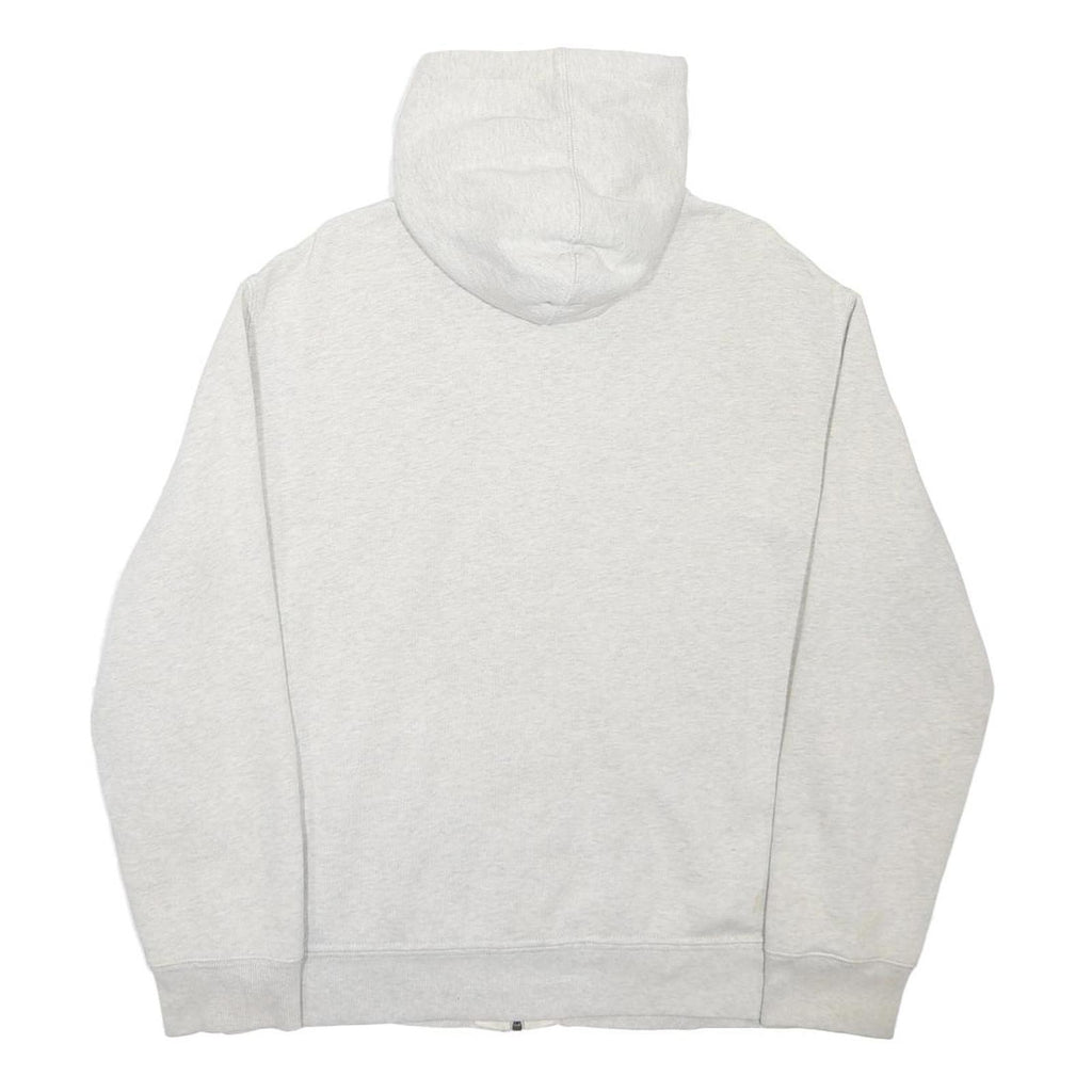 POLO RALPH LAUREN Mens Grey Full Zip Hoodie XL Cotton Blend Sweatshirt